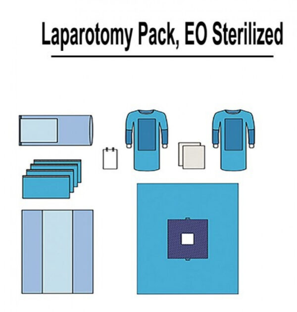 طقم عمليات معقم للبطن LAPAROTOMY PACK