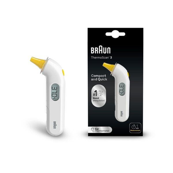 ترمومتر براون اذن BRAUN EAR THERMOMETER 3