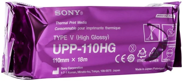 ورق حراري لجهاز الالتراساوند THERMAL SONY PAPER HG110
