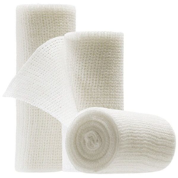 رباط شاش رول 7سم بكت/12لفة  Gauze Bandage Roll 7cm Pk/12Roll - Image 2