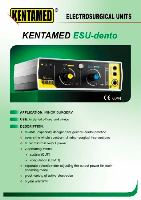 جهاز كي حراري بلغاريDENTOKENTAMED ELECTROSURGICAL UNIT