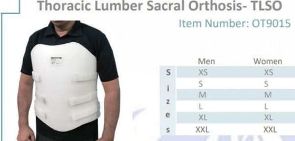 مثبت لكامل الظهر THORACIC LUMBER SACRAL ORTHOSIS - TLSO