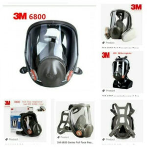 قناع واقي 3M™ Full Facepiece Reusable Respirator 6800 Medium