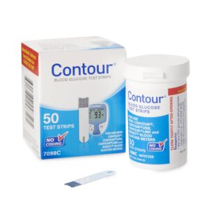 CONTOUR STRIPS 50/PK              كونتور شرايط قياس سكر