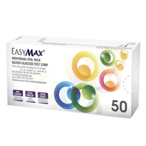EASYMAX BLOOD GLUCOSE STRIPS 50/PK ايزي ماكس شرايط قياس سكر