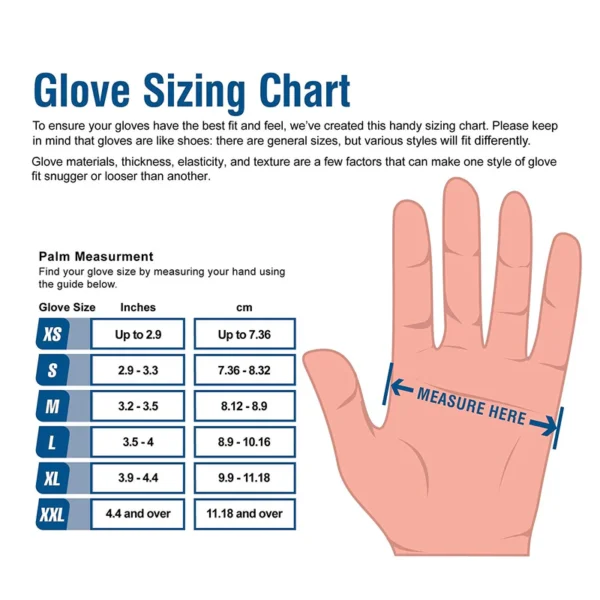 LATEX EXAMINATION GLOVES 100/PK  قفازات مطاطية - Image 3