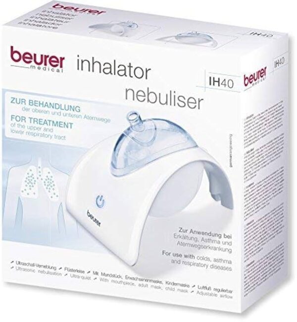 IH40 BEURER ULTRASONIC NEBULIZER جهاز بخار - Image 2