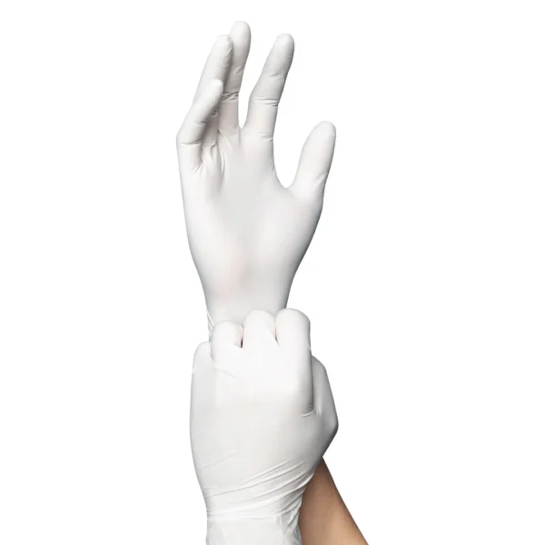 LATEX EXAMINATION GLOVES 100/PK  قفازات مطاطية - Image 6