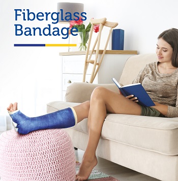 NovaCast Fiber Glass Cast Tape – Blue