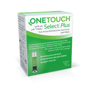 ONETOUCH SELECT PLUS® test strips 50/PK ون تتش شرايط قياس سكر
