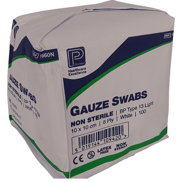 شاش قطع غير معقم Non Sterile Gauze Swab 10x10cm - Image 7