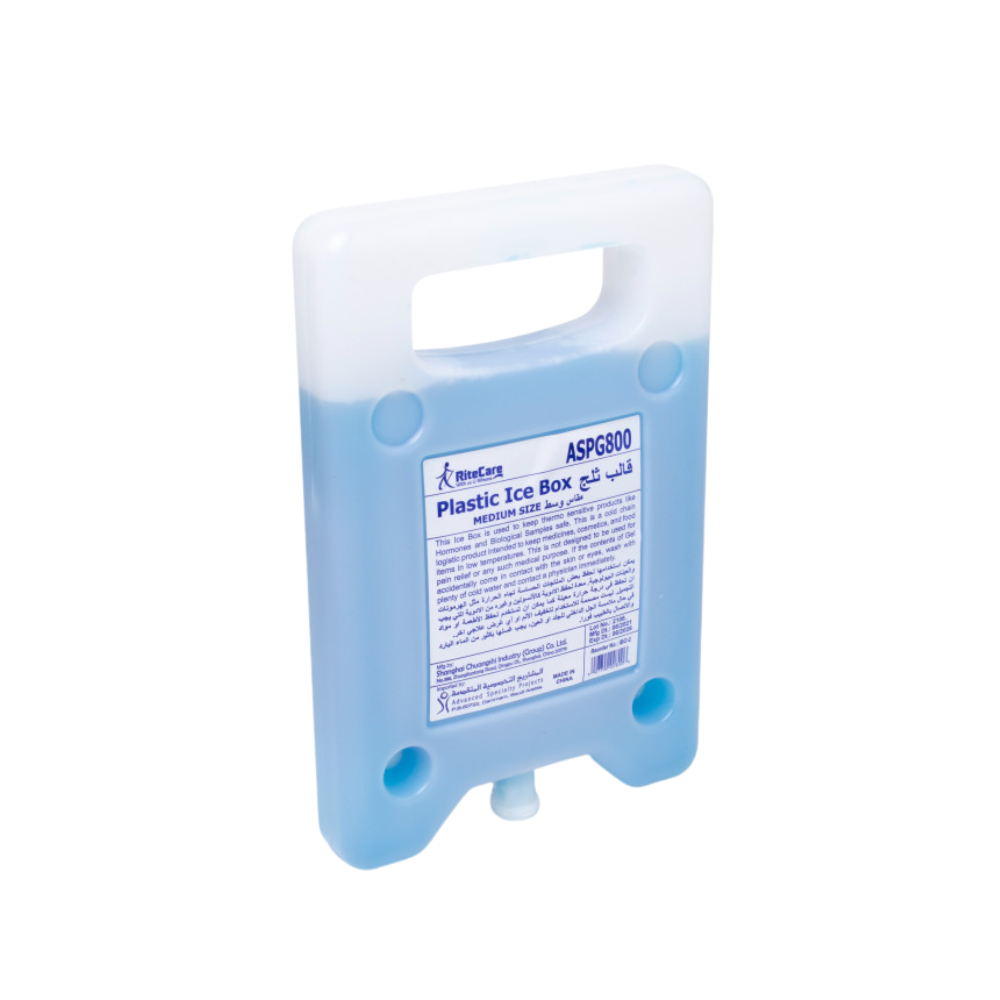 كمادة قالب ثلج جاف مقاس وسط ASPG800 Plastic Ice Pack 22x15cm