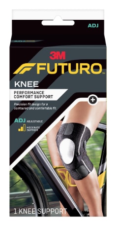 FUTURO™ Performance Comfort Knee Support, 01039AER, Adjustable, Arabic-دعامة الركبة