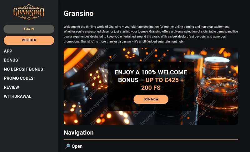 Découvrez les bonus incroyables du Gransino Casino en ligne francophone